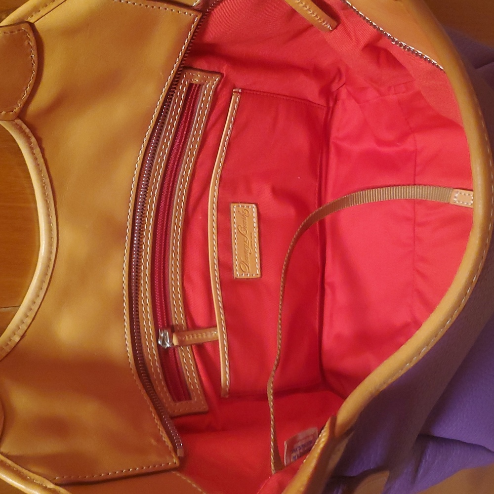 Dooney & Bourke Penelope Violet Leather Tote Bag Purse NWT - Picture 8 of 8